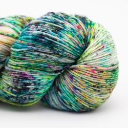 Kremke Soul Wool Lazy Lion Sock Yarn 						Dawn in Amboseli speckled chaotic						