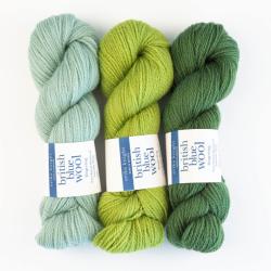 Erika Knight British Blue Wool Fingering