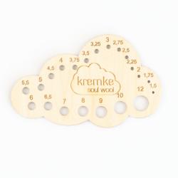 Kremke Soul Wool Needle Gauge 					cloud			