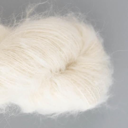 Kremke Soul Wool Baby Silk Fluffy undyed Natur ungefärbt