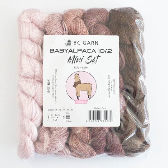 BC Garn Babyalpaca 10/2 Set 125g Shades of Grey