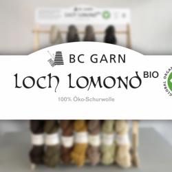 div. Zubehörhändler Shop Display for GOTS yarns Loch Lomond