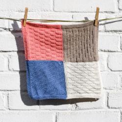 BC Garn Pattern Dishcloths Colourblock