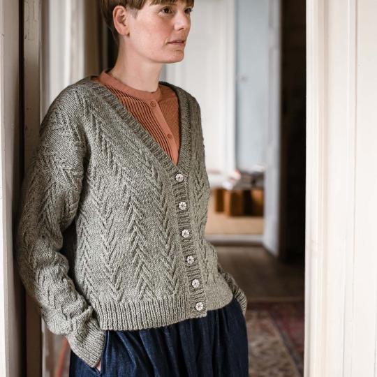 Erika Knight Pattern Hove Cardigan englisch