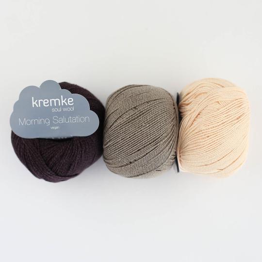 Kremke Soul Wool Morning Salutation VEGAN Sale-Farben Schokolade