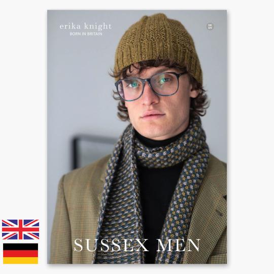 Erika Knight Pattern Lookbook Sussex Men deutsch/englisch