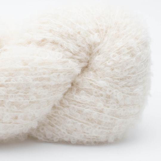 Kremke Alpaca Bouclé Naturweiß